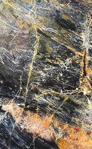 Azul Dor - Black Granite Granite slab in Kishangarh